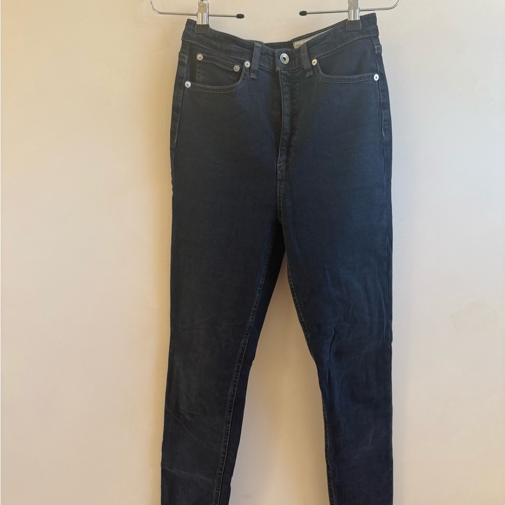 rag & bone Blue Skinny Jeans High-Waisted